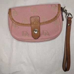 Dooney and Bourke pink wristlet
